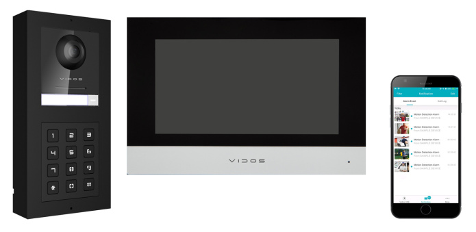 Wideodomofon WiFi Vidos M2010-A2000 z szyfratorem